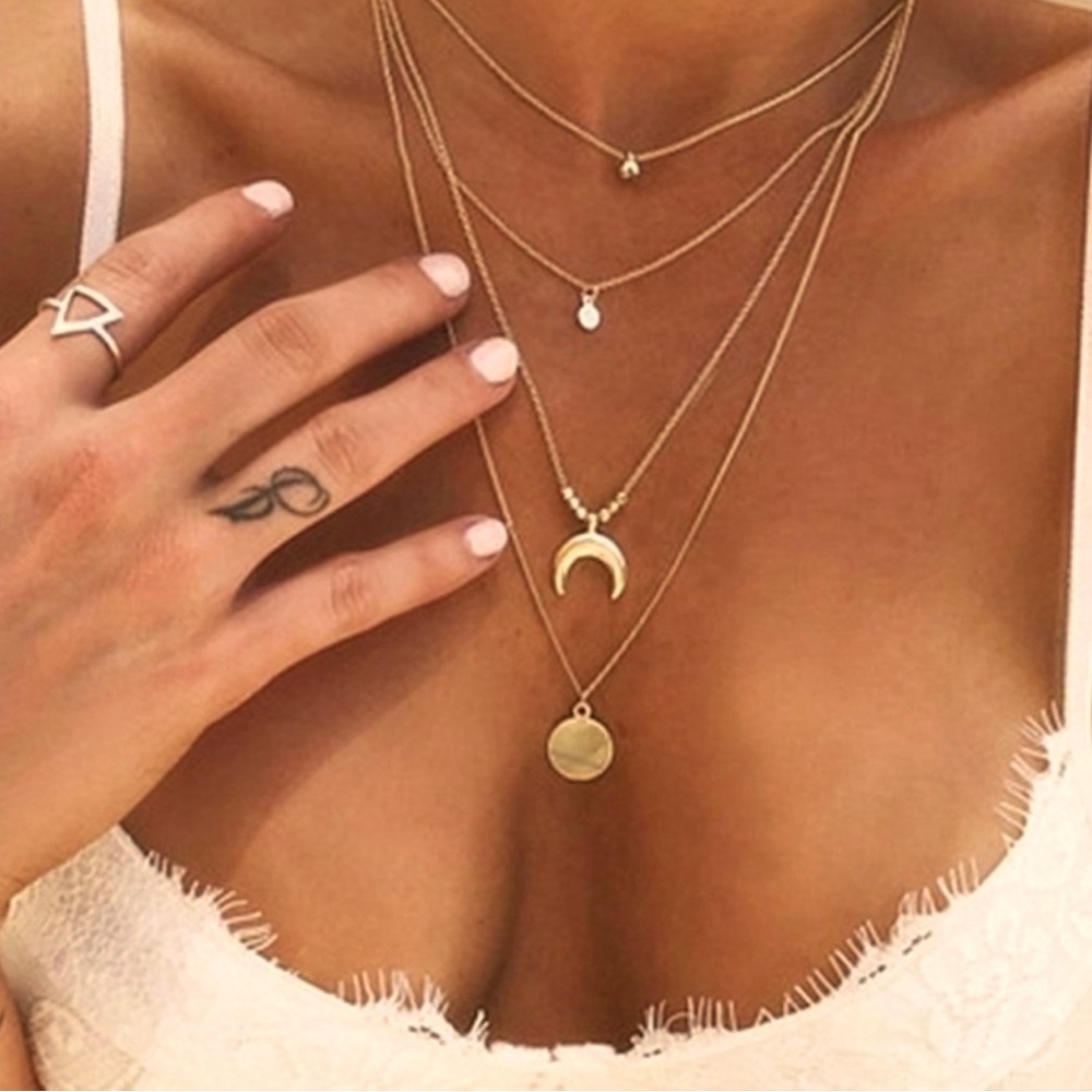 NEW 4 LAYERED NECKLACE!